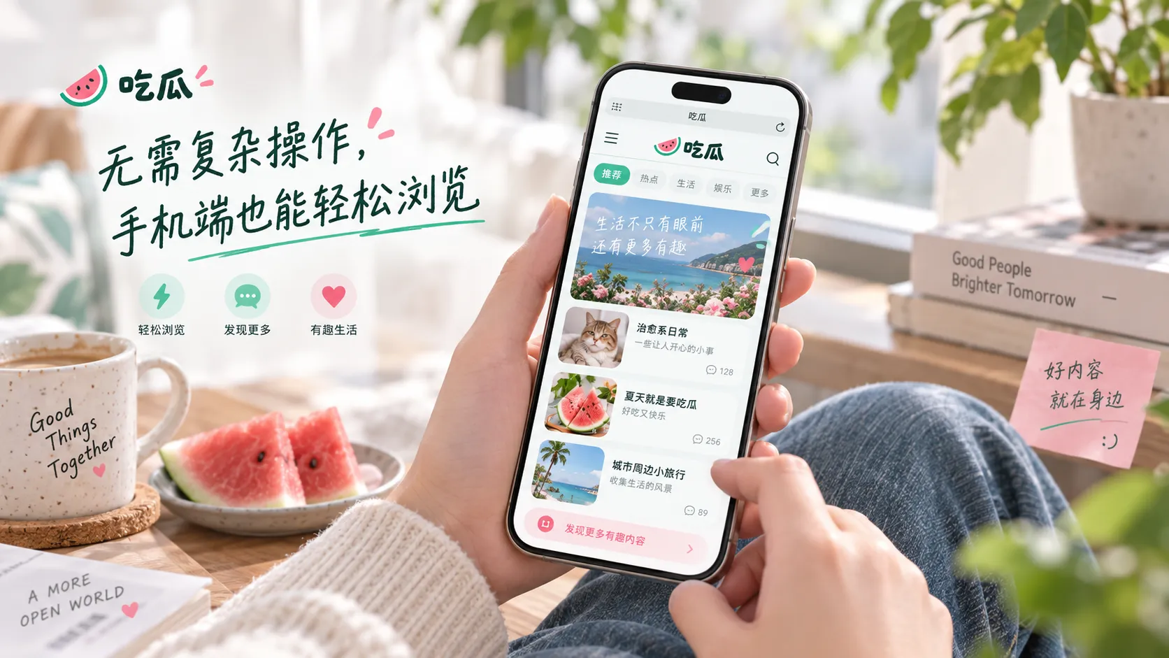 移动端网页浏览界面